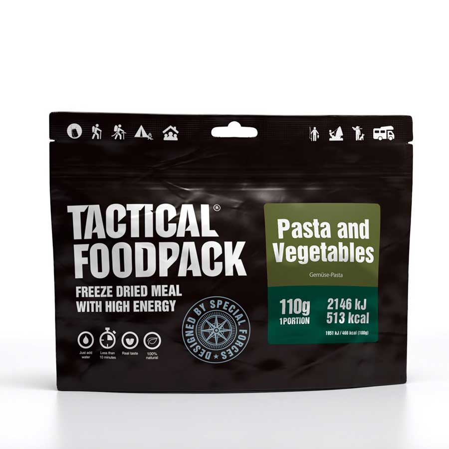 Tactical Foodpack Pasta and Vegetables