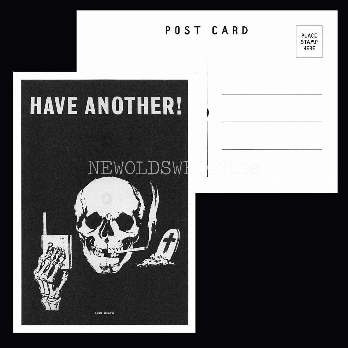 VINTAGE POSTCARDS 20th century - GRAPHIC WARNINGS - 2