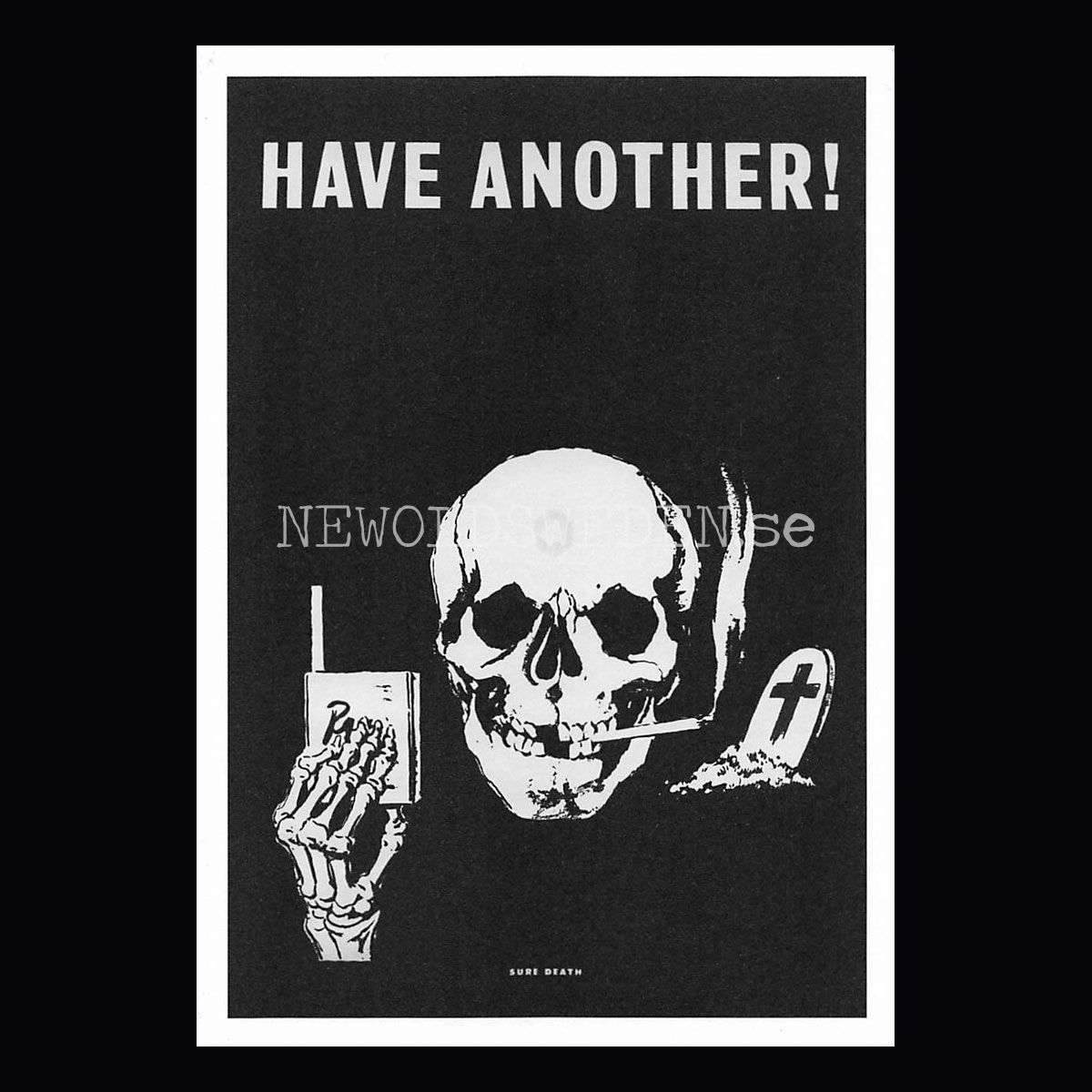 VINTAGE POSTCARDS 20th century - GRAPHIC WARNINGS