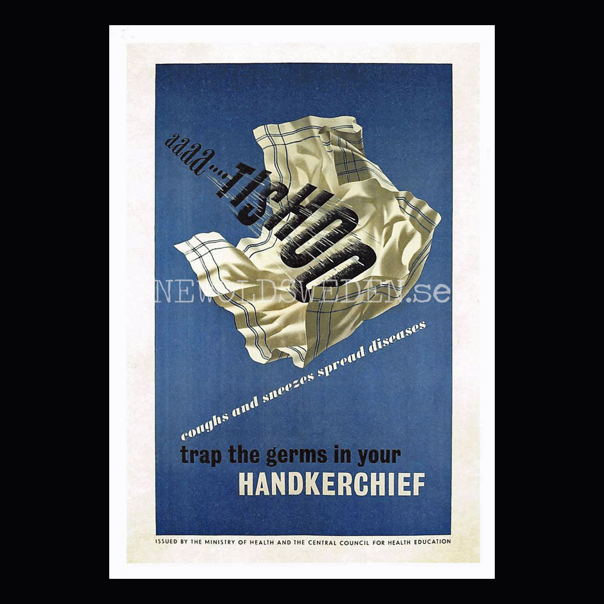 VINTAGE POSTCARDS 1946 - GRAPHIC WARNINGS