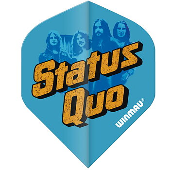 Winmau Rock Legends Status Quo Blue Logo Standard NO2