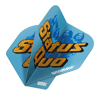Winmau Rock Legends Status Quo Blue Logo Standard NO2