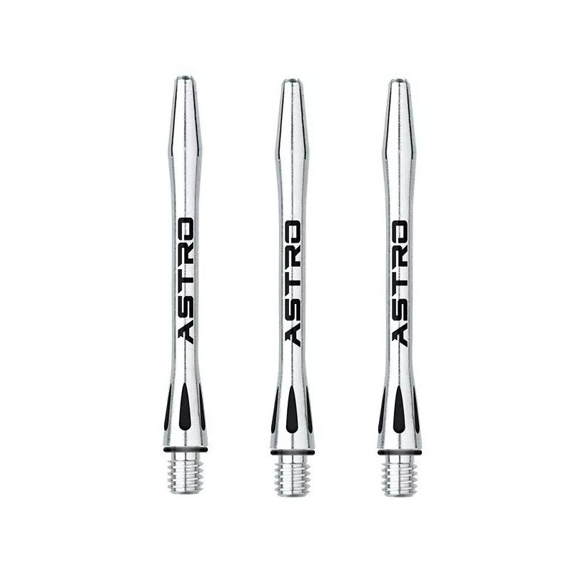 Winmau Astro Aluminium Dartshafts Black Medium 46mm