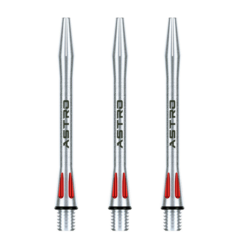 Winmau Astro Aluminium Dartshafts Red Medium 46mm