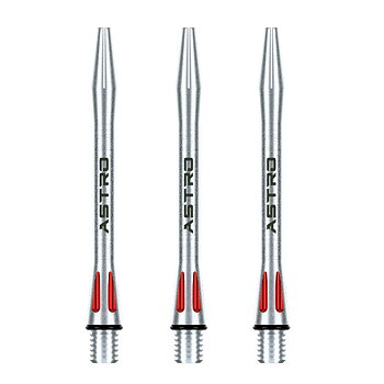 Winmau Astro Aluminium Dartshafts Red Medium 46mm