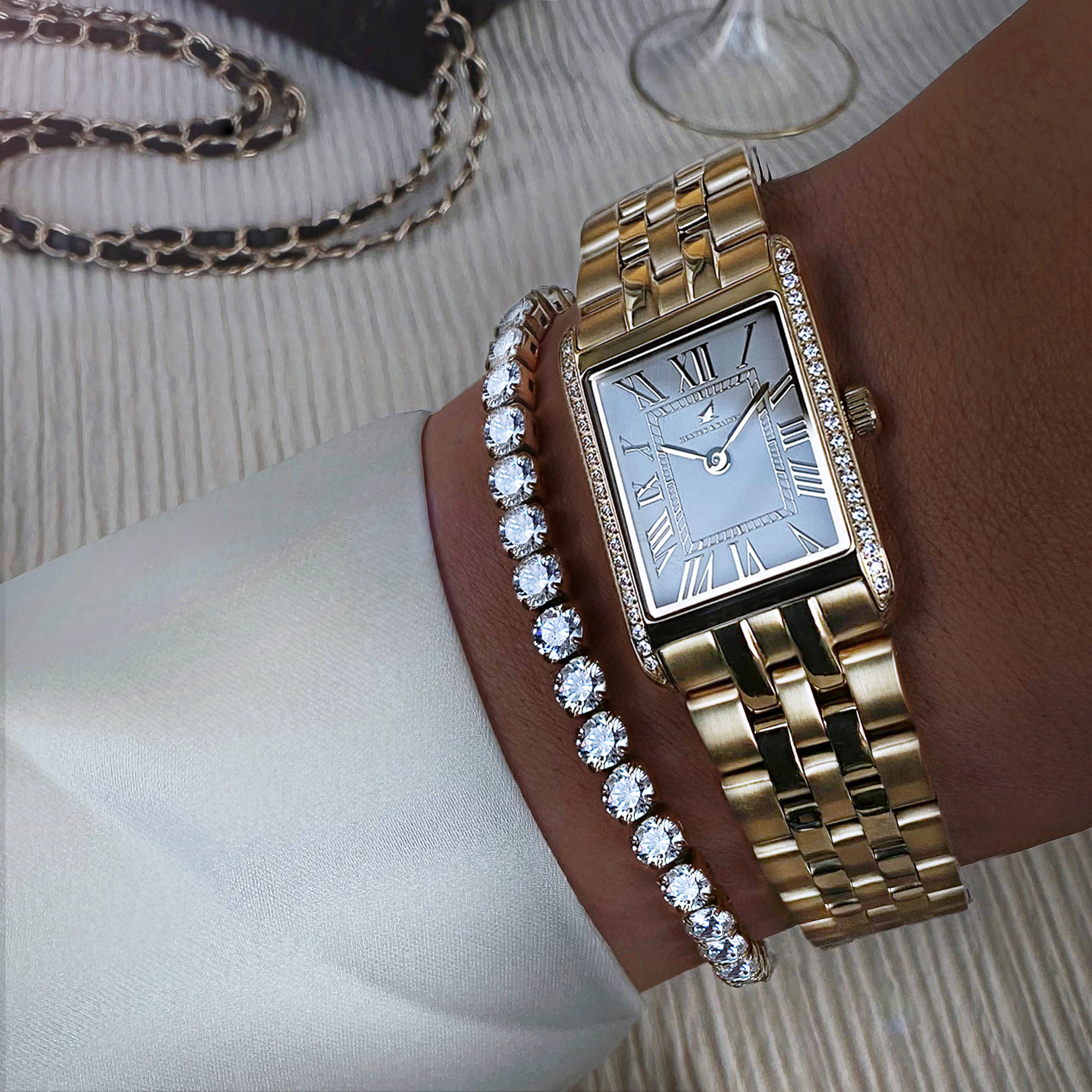 Gala Pavé Gold & White - 4