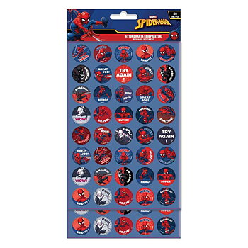 Spiderman Marvel Klistermärke 80 st