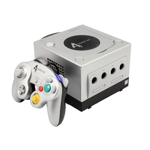 Gamecube konsol Resident Evil inkl en originalkontroll i Kartong
