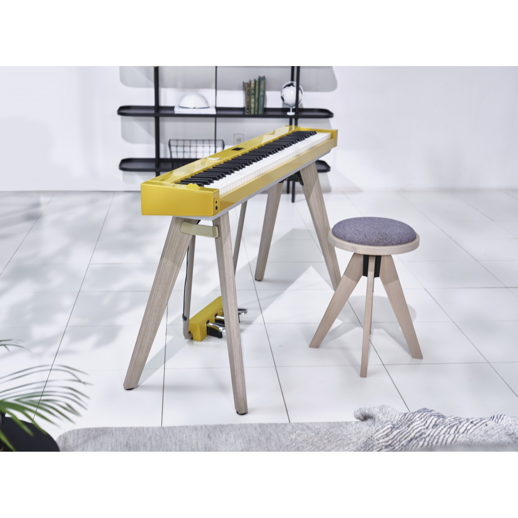 Casio PX-S7000HM Smart Hybrid Digitalpiano + Stand + 3-pedal unit + protective cover - 6