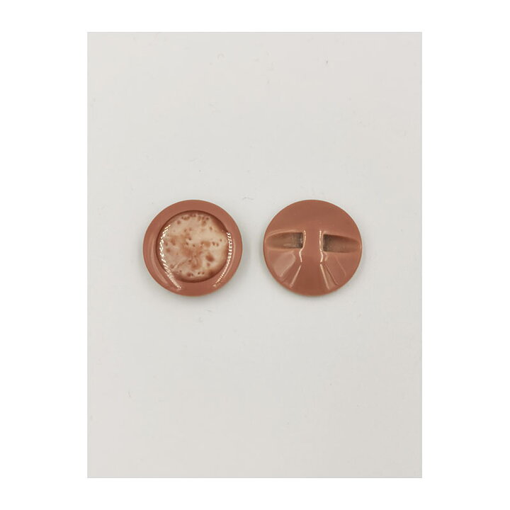 Vintage Buttons - Light Brown 22 mm