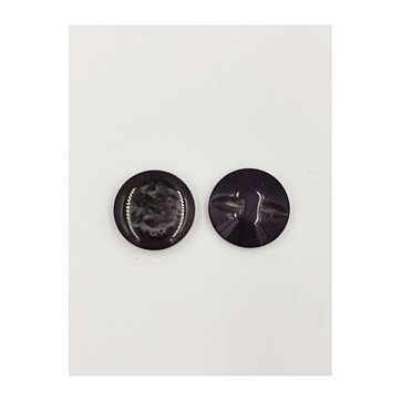 Vintage Buttons - Black 22 mm