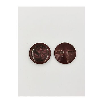 Vintage Buttons - Brown 28 mm