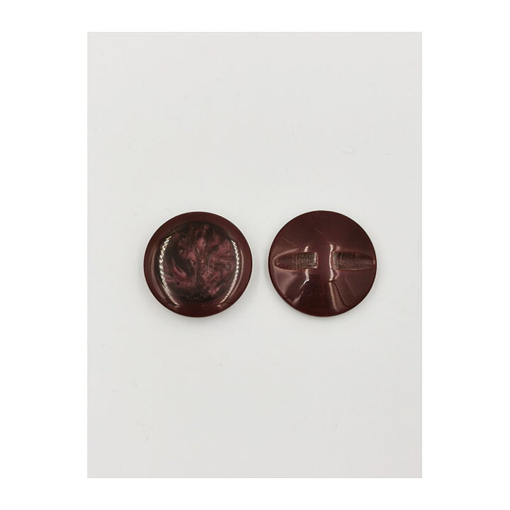 Vintage Buttons - Brown 28 mm