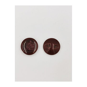 Vintage Buttons - Brown 22 mm