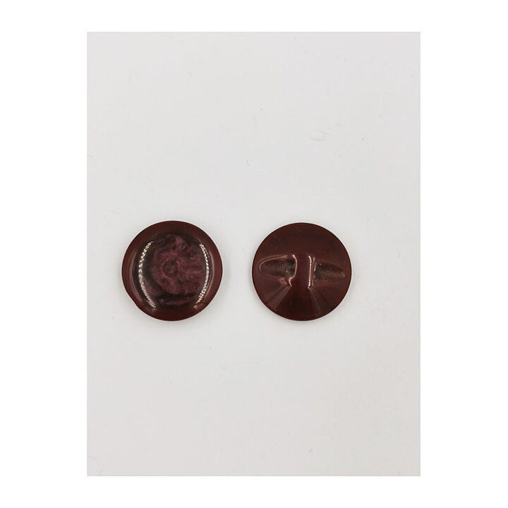 Vintage Buttons - Brown 22 mm
