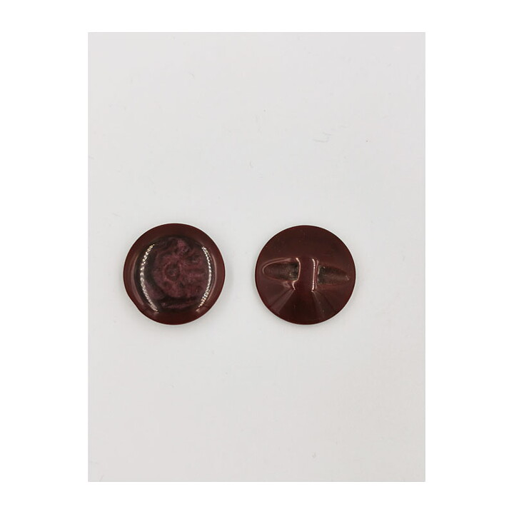 Vintage Buttons - Brown 22 mm