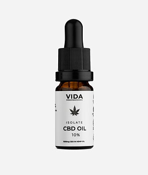 Pura Vida Isolate CBD Oil 10%, 10ml