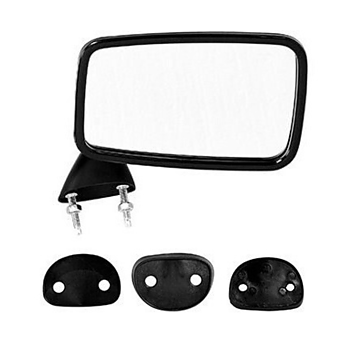 Backspegel stål SVART HÖGER Ford Cortina/Escort/Taunus mfl (REPRO)