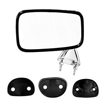Backspegel stål KROM VÄNSTER Ford Cortina/Escort/Taunus mfl (REPRO)