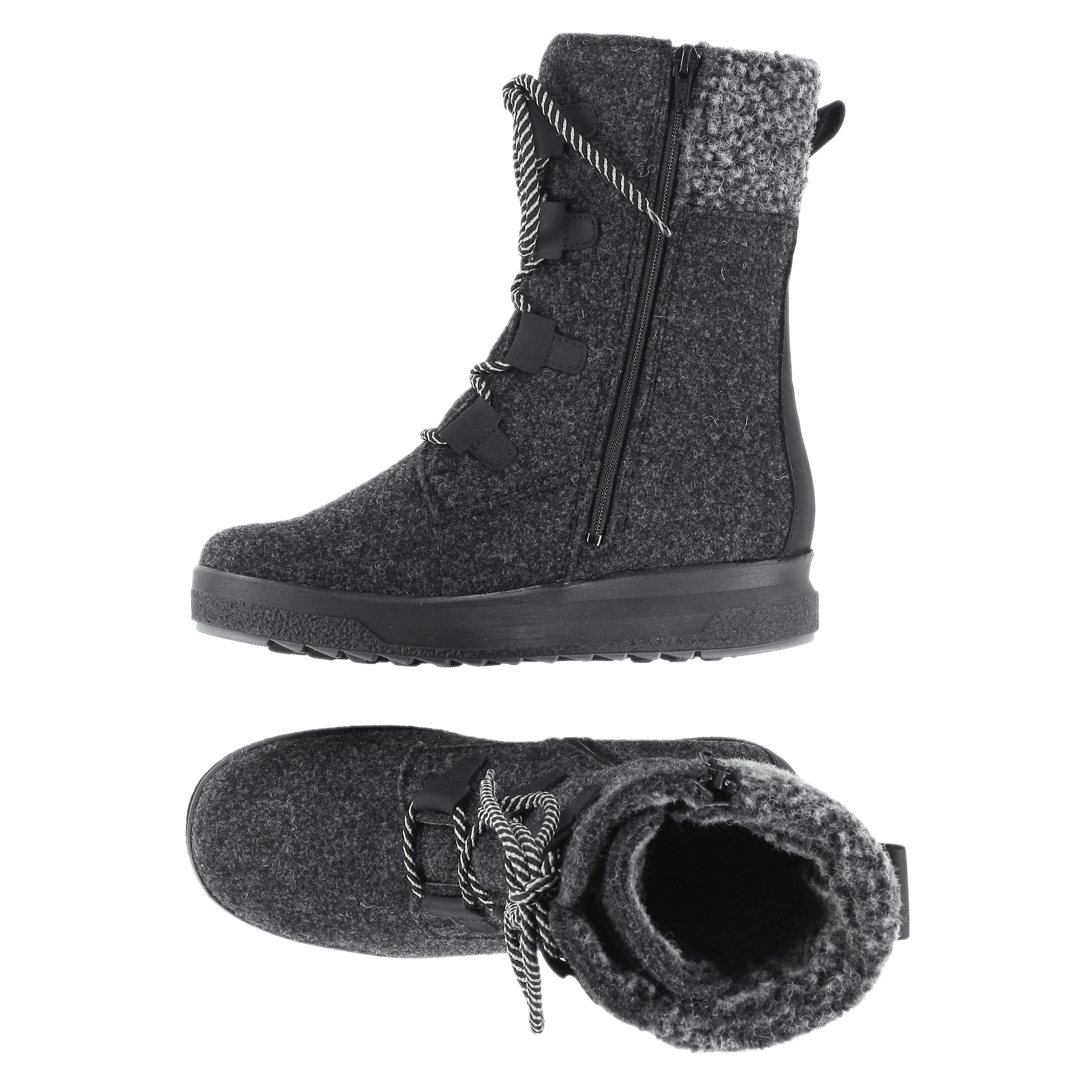 Pomarfin Reki - Filtstövel med Gore-Tex Svart/Granit - 6