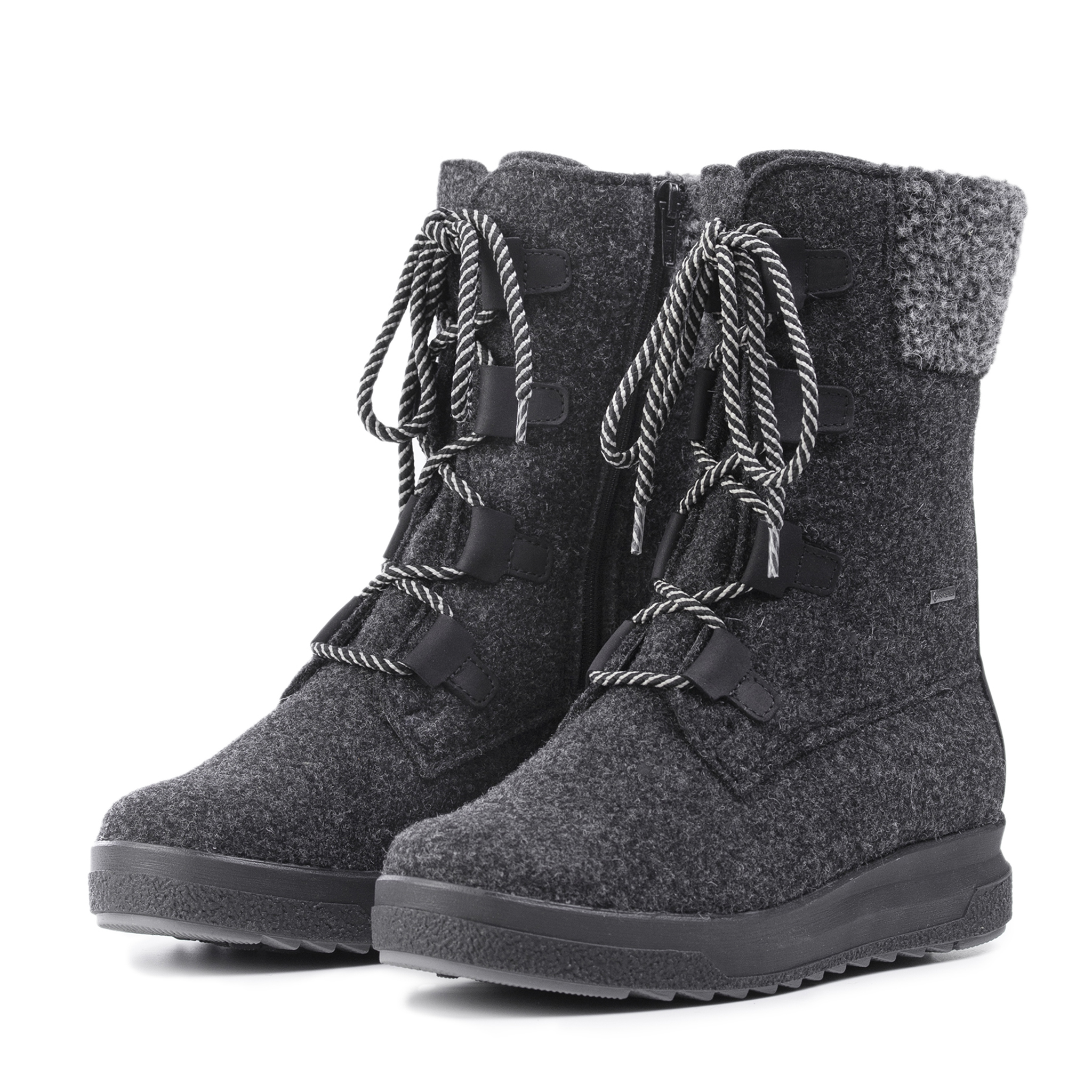 Pomarfin Reki - Filtstövel med Gore-Tex Svart/Granit - 3