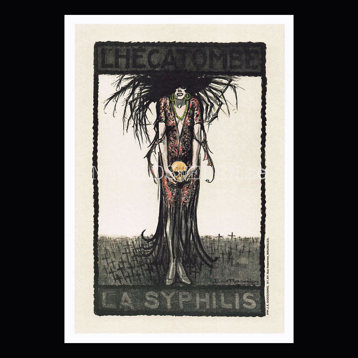 VINTAGE POSTCARDS 1923 - GRAPHIC WARNINGS