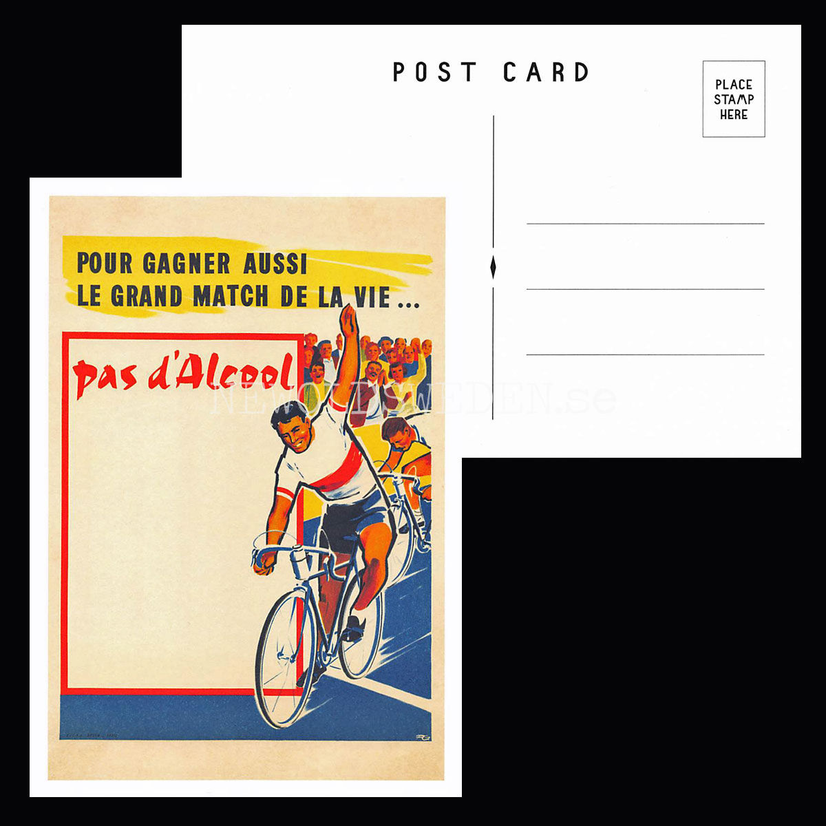 VINTAGE POSTCARDS 1950s - GRAPHIC WARNINGS - 2