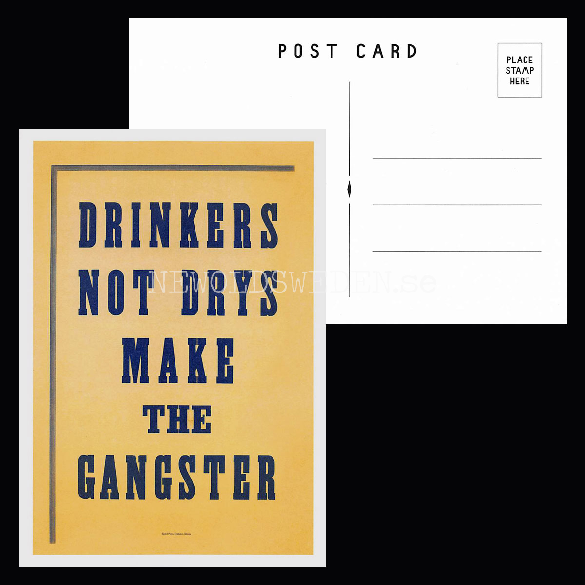 VINTAGE POSTCARDS 1932 - GRAPHIC WARNINGS - 2