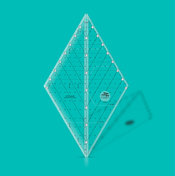 Creative Grids 60° Diamond Ruler 8½"