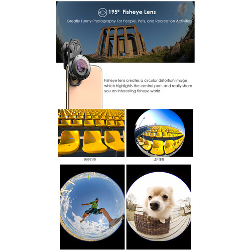 Apexel 4K HD Mobile Phone 5-in-1 Camera Lens Kit - 10