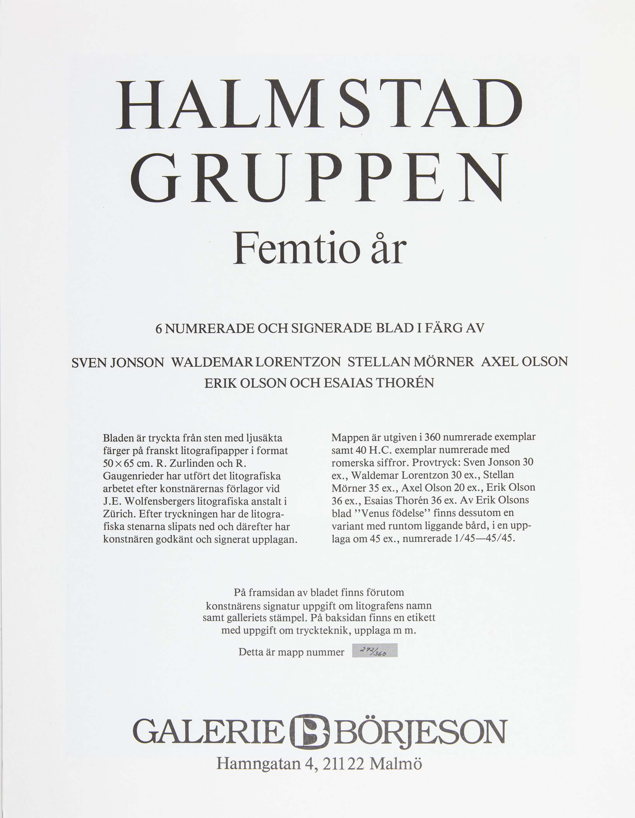 Öppen Dörr - Halmstadgruppen 50 år - 3