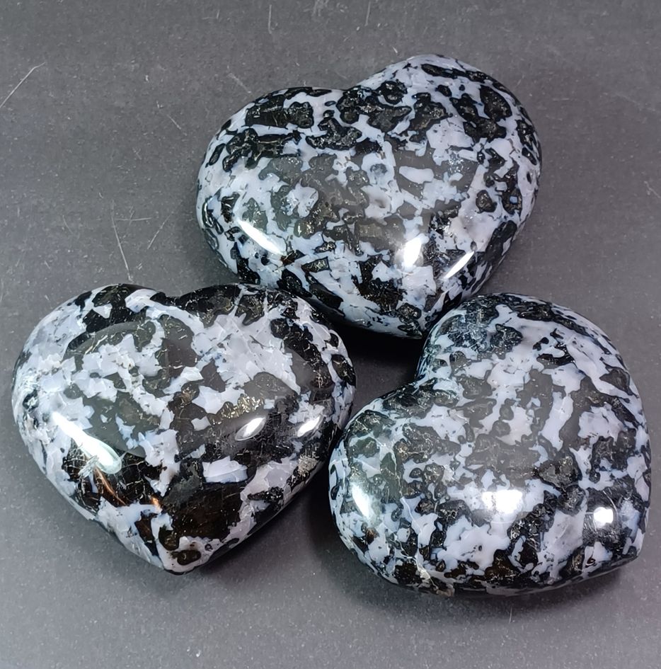 Hjärta av Gabbro "Blizzard Stone"  - 2
