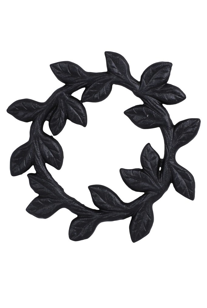Pot holder Round - Coaster - Wreath - Cast iron - Ø 20 cm