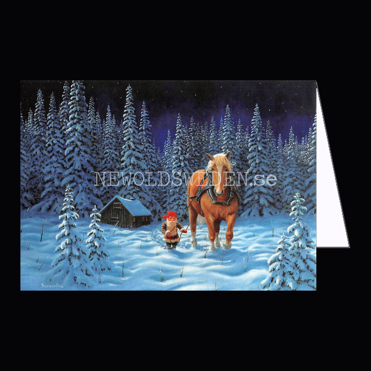 Julkort Dubbelt med kuvert 195 x 140 mm Jan Bergerlind - 760