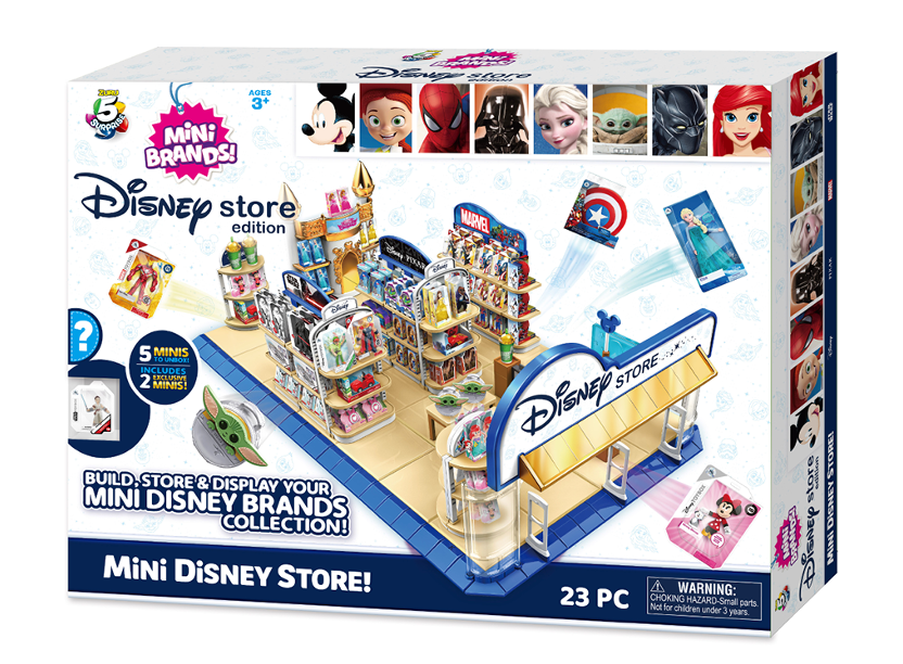 Zuru 5 Surprise Disney Store Mini Brands Toy Store Playset