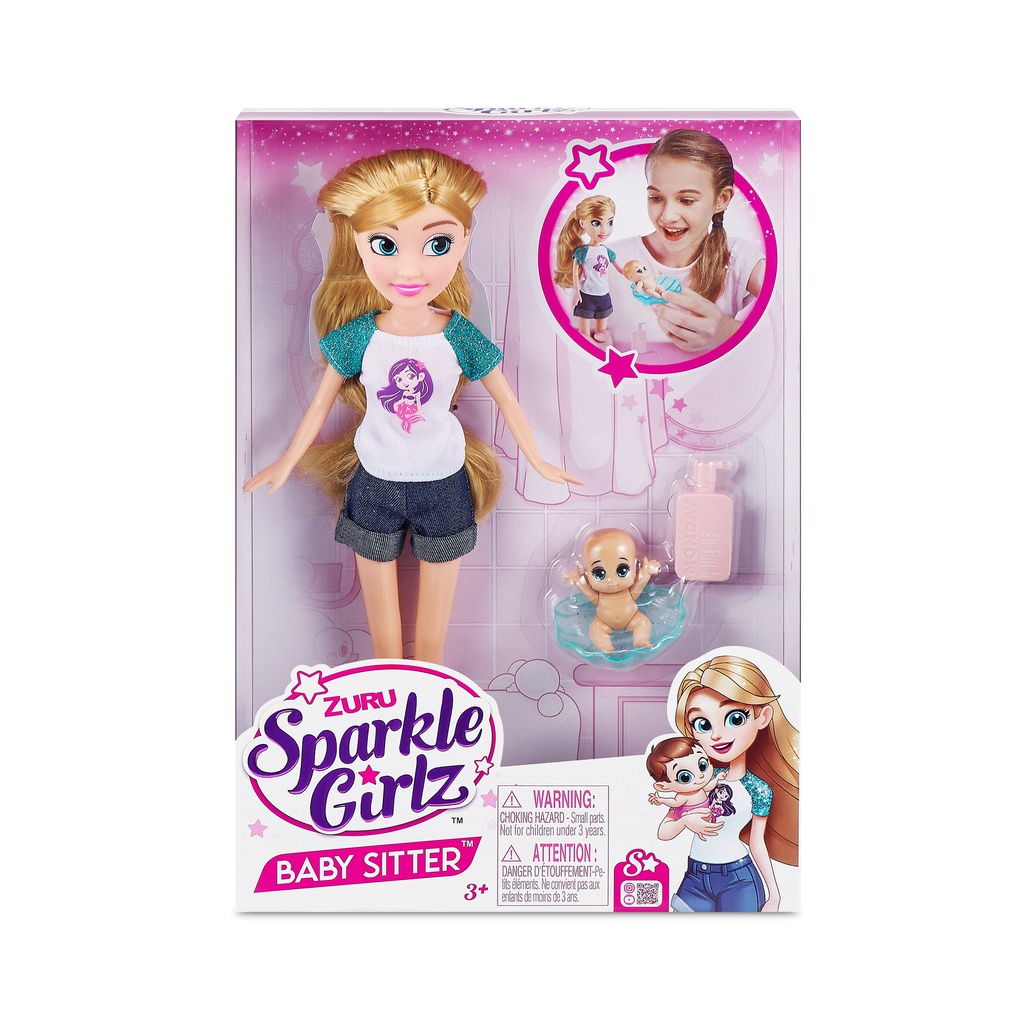 Zuru Sparkle Girlz Babysitter Dockset