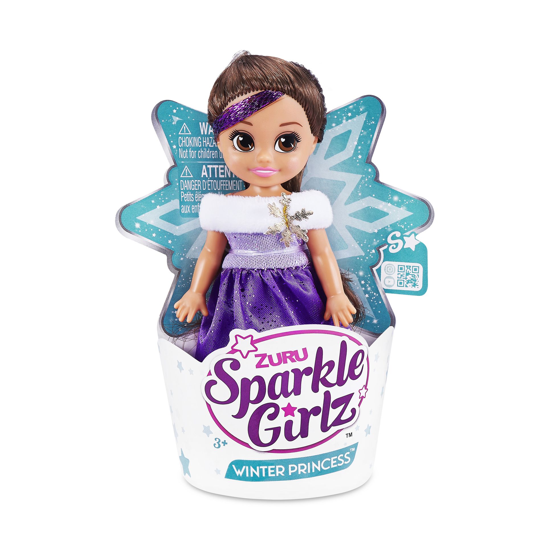 Zuru Sparkle Girlz Cupcake Winter Princess Docka - 3