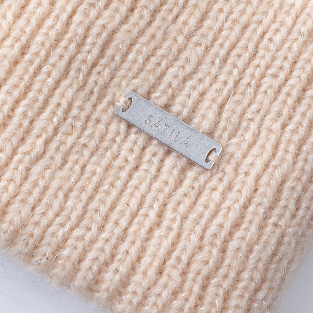 Holma Soft Beige stickad mössa från Sätila - 3