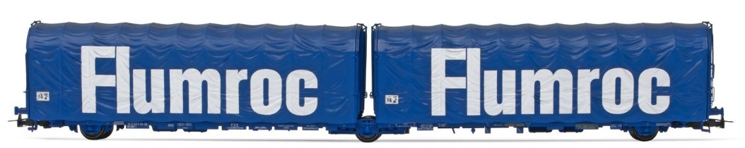 3-axle tarpaulin wagon Flumroc