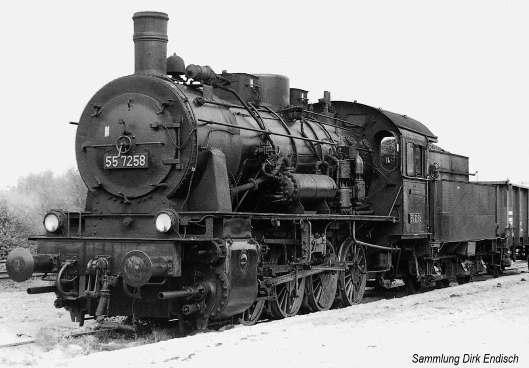 Ånglok BR 55.25, svart utförande - 2