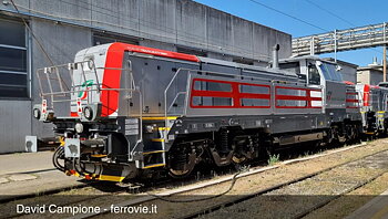 Mercitalia Rail, Effishunter 1000 silver livery with red stripes, DCC Sound