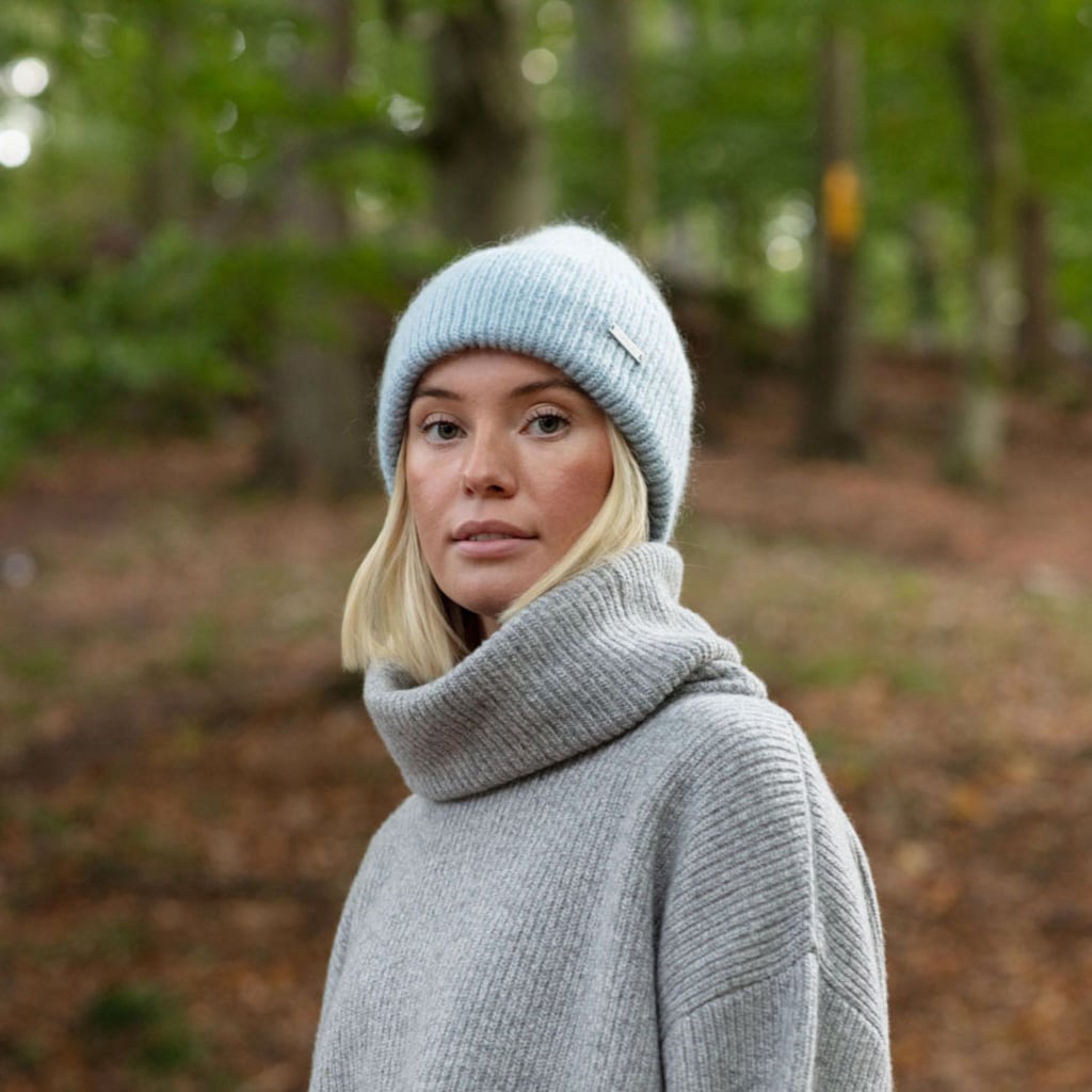 Holma Soft Blue  stickad mössa från Sätila - 3