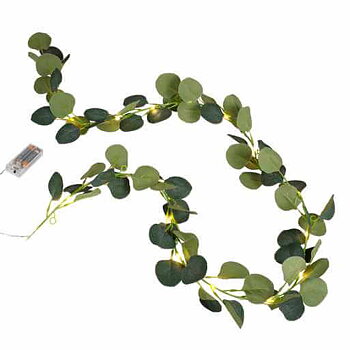 Eucalyptus Girlang med LED-ljus
