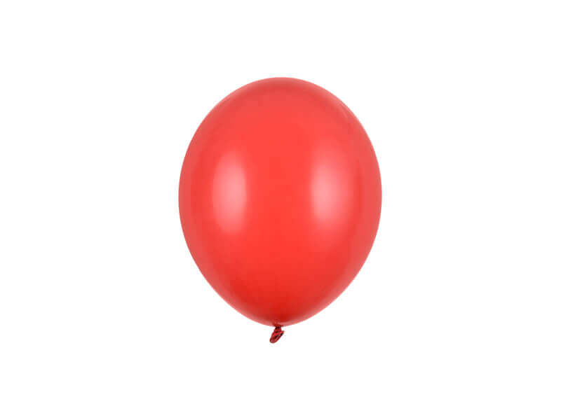Miniballonger Pastell Röd 12 cm