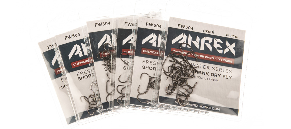 Ahrex FW504 - Short Shank Dry Barbed - 2