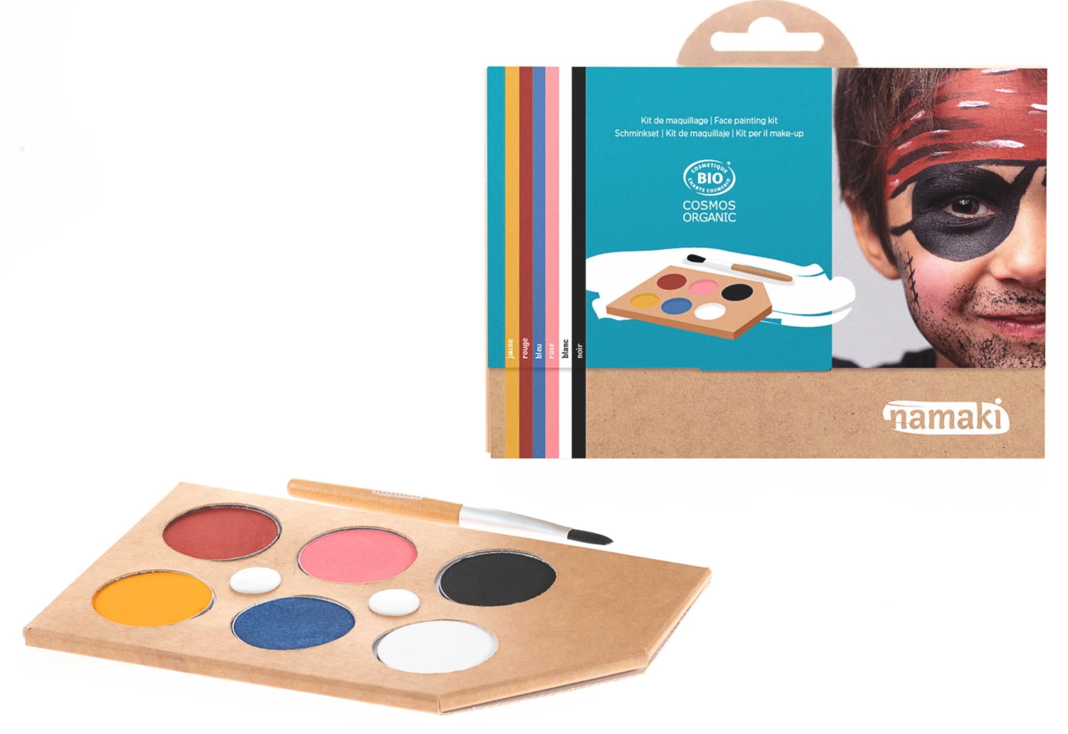Pakke med giftfri ansigtsmaling