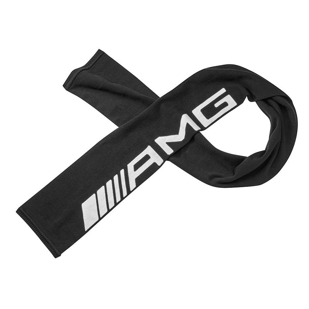 AMG knitted scarf black
