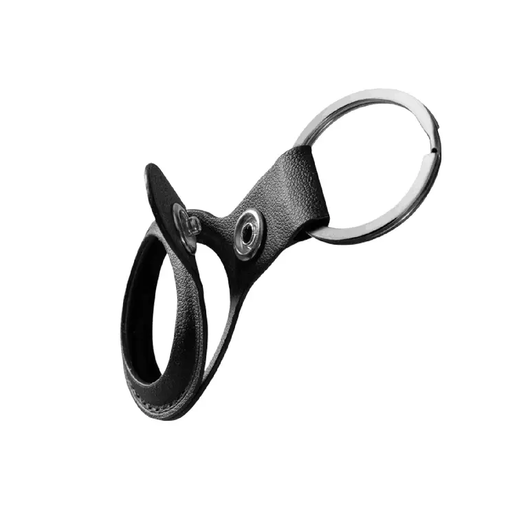 SiGN Smart Bluetooth Finder & Apple Airtag Nyckelring i Konstläder - Svart - 3