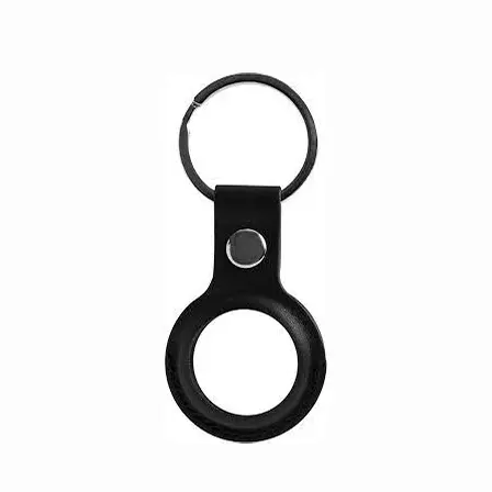 SiGN Smart Bluetooth Finder & Apple Airtag Nyckelring i Konstläder - Svart