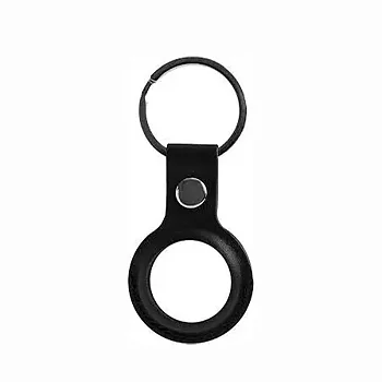 SiGN Smart Bluetooth Finder & Apple Airtag Nyckelring i Konstläder - Svart